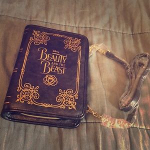 Beauty and the Beast book cross-body purse